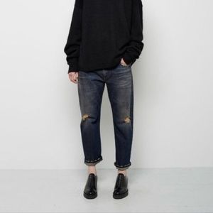 Acne Studios Pop Eva Distressed Boyfriend Jeans